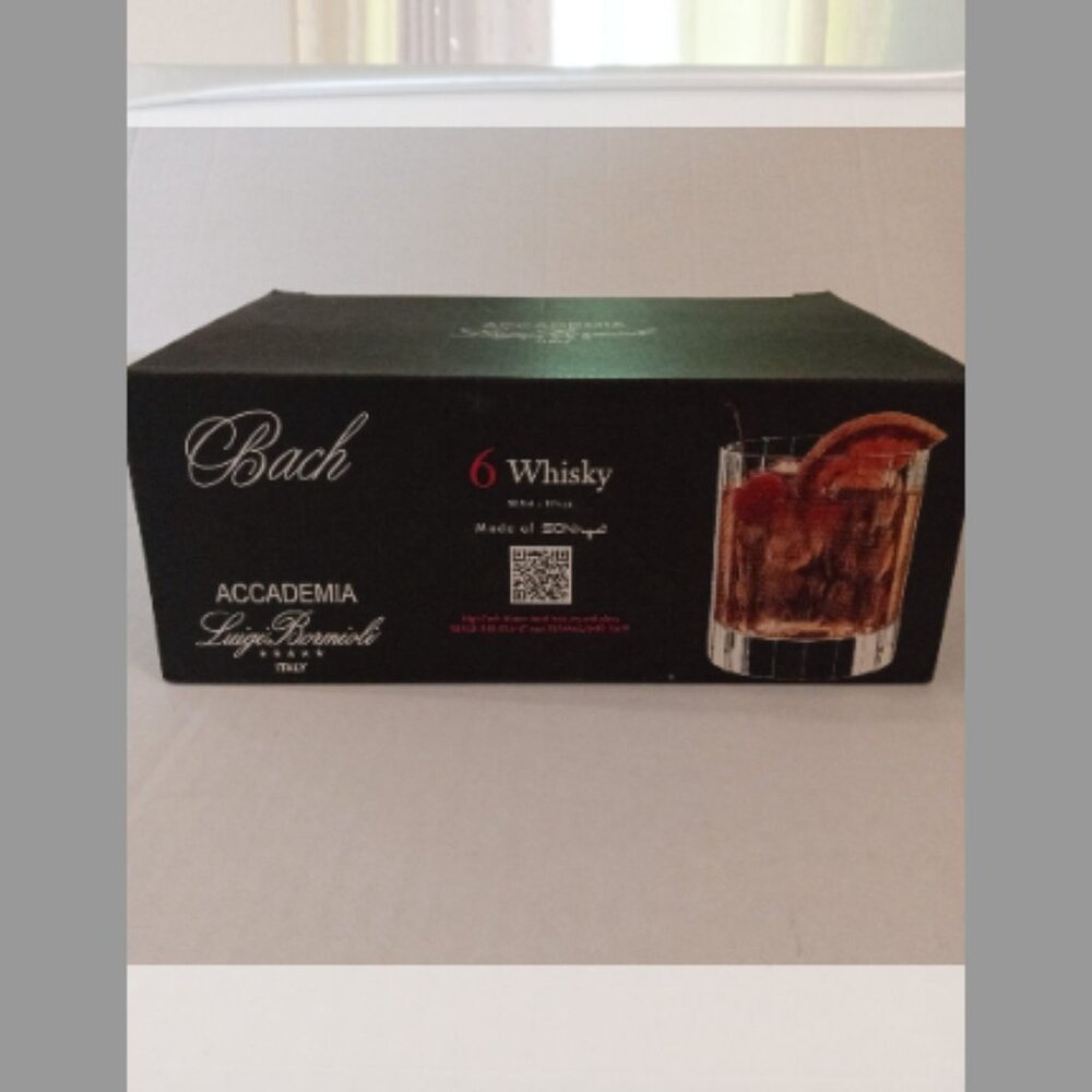 6 ITALIAN WHISKY (Whiskey) GLASSES